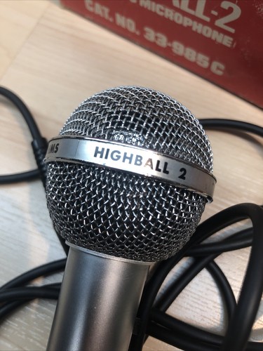 Radio Shack Realistic Highball 2 Dynamic Microphone 33-985- Japan- W/box - Picture 11 of 12