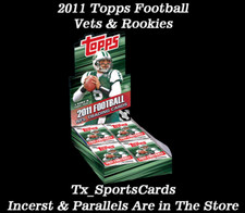 2011 Topps Football🏈Complete Your Set🏈Vets & Rookies🏈Pick Your Player