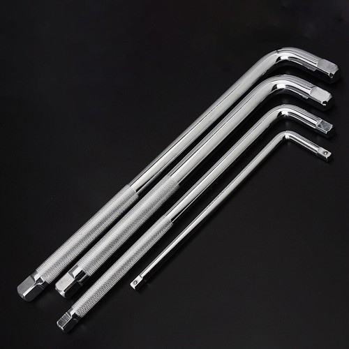 L Shape Curved Rod Wrench 1/4" 3/8" 1/2" Drive Hex Socket Home Repair Tools - Picture 2 of 6