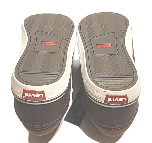 Zapatilla deportiva de lona gris carbón Levi's Ethan CT para hombre talla 10 - Imagen 9 de 11