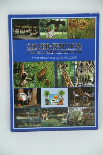Vintage 1990s Set of 12 Nature Tourism Postcards Silver Springs, Florida FL - Picture 2 of 10
