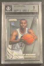 Andrew Wiggins 2014-15 Panini Prizm BGS 9 Rookie Card RC #251  GS WARRIORS