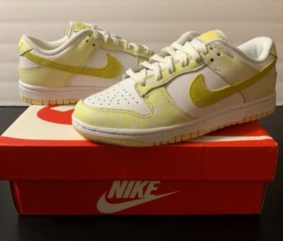 women's dunk low og yellow strike