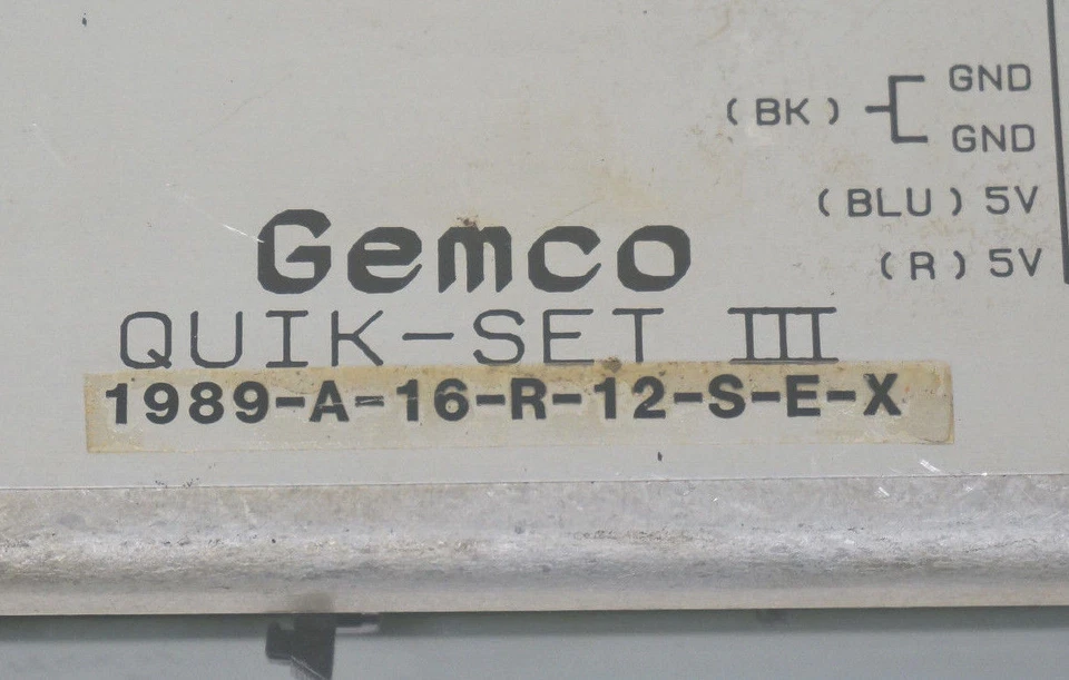 USED GEMCO 1989-A-16-R-12-S-E-X QUIK-SET III RESOLVER MODULE 1989A16R12SEX - Image 3 of 3