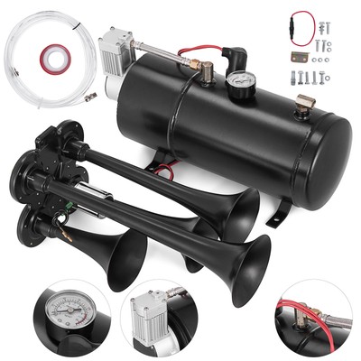 Train Luft Horn Kit mit 12V 150PSI Luft Kompressor Komplettsystem Huge Sound Neu
