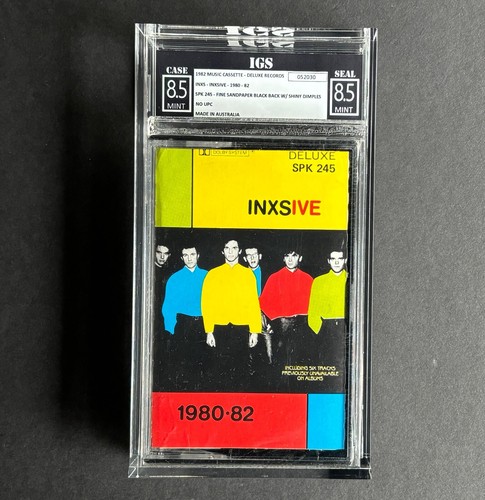 INXS rare 1982 no barcode INXSIVE Deluxe SEALED GRADED CASSETTE - Picture 7 of 7