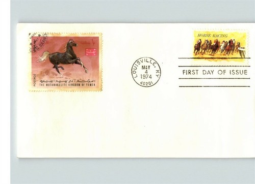 HORSE RACING, Group of 12 First Day of Issue covers, canc. LOUISVILLE, KENTUCKY  - Picture 7 of 12