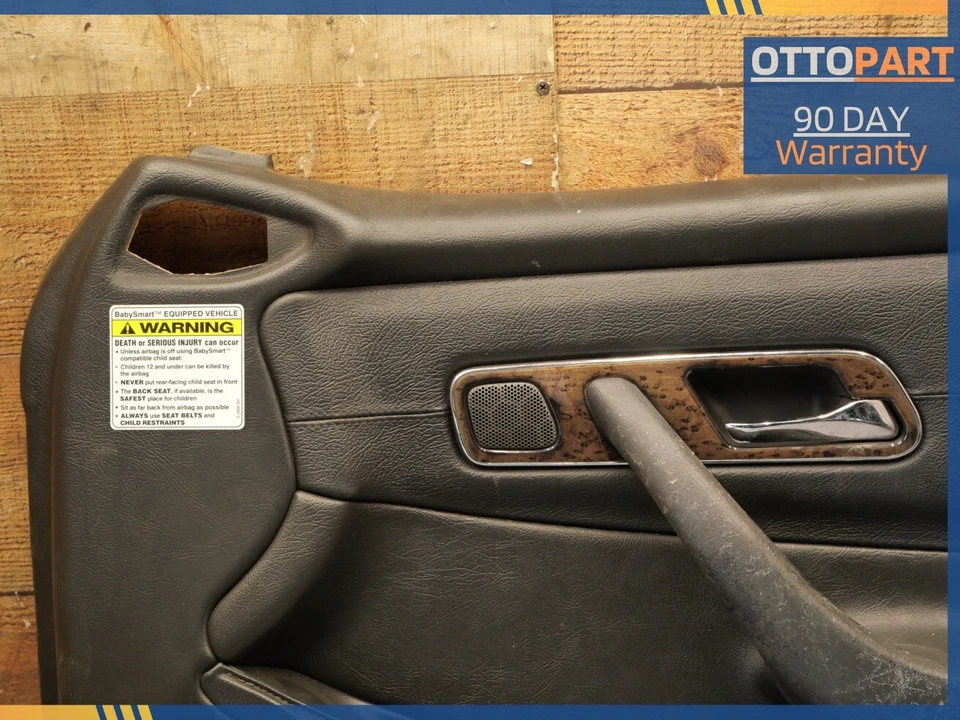 1997 - 2004 梅赛德斯 SLK320 SLK230 右前乘客内门板黑色 — 第 4/4 张图片