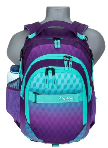 Schulrucksack Rucksack Jungen Mädchen Elephant Signature Hero Daypack + Heftbox - Bild 188 von 309