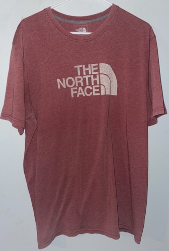 The North Face Men's Red S/S Half Dome Logo Graphic T-Shirt XL