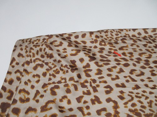 Sz 4 Free People Normani Leopard Print Bias Cut Midi/Maxi Skirt Boho Retro Brown - Picture 12 of 14
