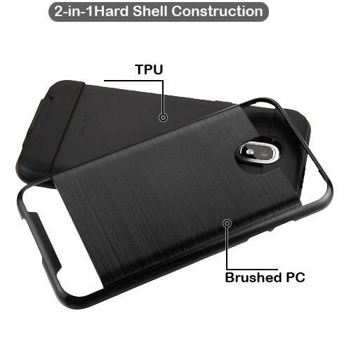 For Samsung Galaxy J3 V 2018/Orbit/Star/Achieve Hybrid Case +Screen Ptotector - Picture 21 of 36
