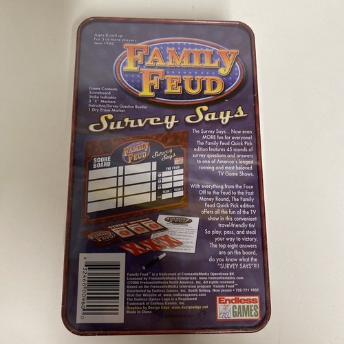 Family Feud Family Travel Game Survey Says. John O’Hurley 2008 Home Or RV - Picture 3 of 7