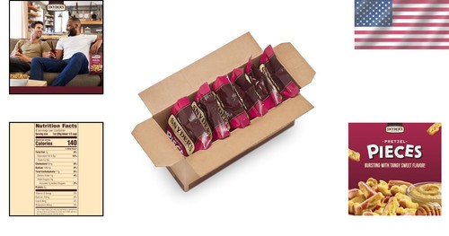 Snyder's Bold Honey Mustard & Onion Pretzel Pieces 8 oz x 6 - Flavor Explosion! - Bild 2 von 12