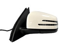 #91 WHITE LEFT DRIVER MIRROR WITH BLIND SPOT FOR MERCEDES ML350 ML400 2012-2016