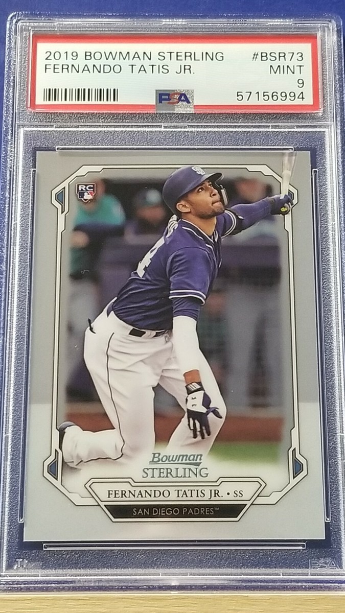 【RC】FERNANDO TATIS JR BOWMAN STERLING Fernando Tatis Jr. - 2019 Bowman Sterling RC PSA 9 | eBay