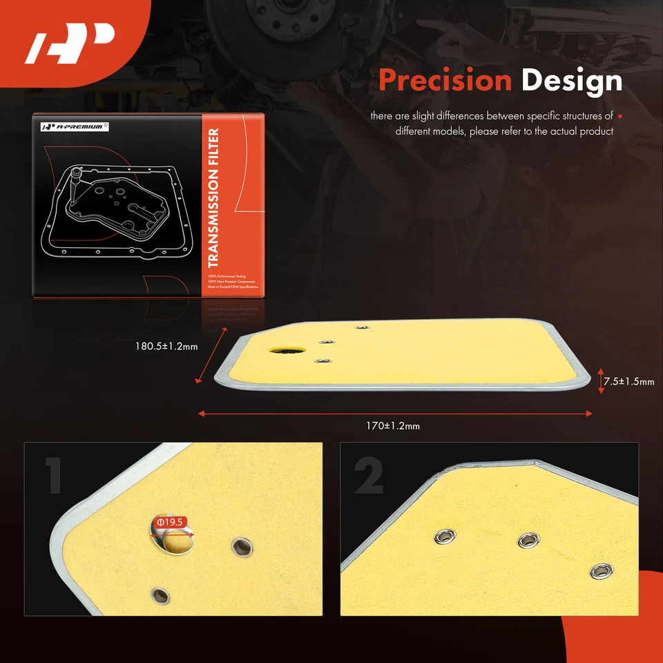 Filtro de transmisión automática para Dodge Ram 1500 1994-1997 Challenger Charger Foto 3 de 4