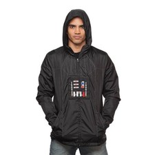Officially Licensed Star Wars Darth Vader MEDIUM Windbreaker Jacket Disney