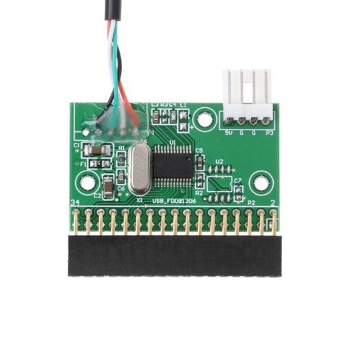 USB Cable Adapter 34P Floppy Drive Connector Includes Power Cable Connector - Bild 7 von 8