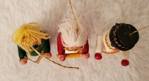 Weihnachtslieder Schneemann Ornamente 3er Set - Bild 2 von 6