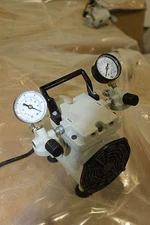 Welch WOB-L Pump 2522B-01 Laboratory Vacuum Pump & Pressure  WORKING 