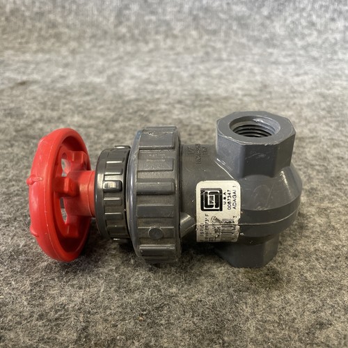 Spears 2032-005 1/2" PVC Viton Gate Valve Non-Rising Stem New - Picture 9 of 12