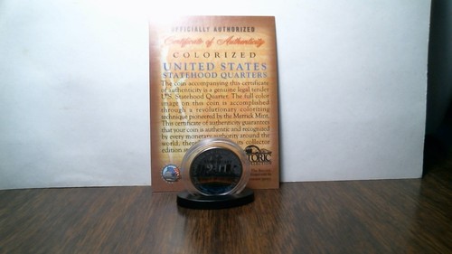 WORLD TRADE CENTER 9/11 Colorized 2001 Quarter 16th Anniversary - NEW - Picture 3 of 4