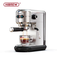 Espresso Coffee Maker 5 Cup 20 Bar Semi Automatic Coffee Machine HiBREW UK PLUG