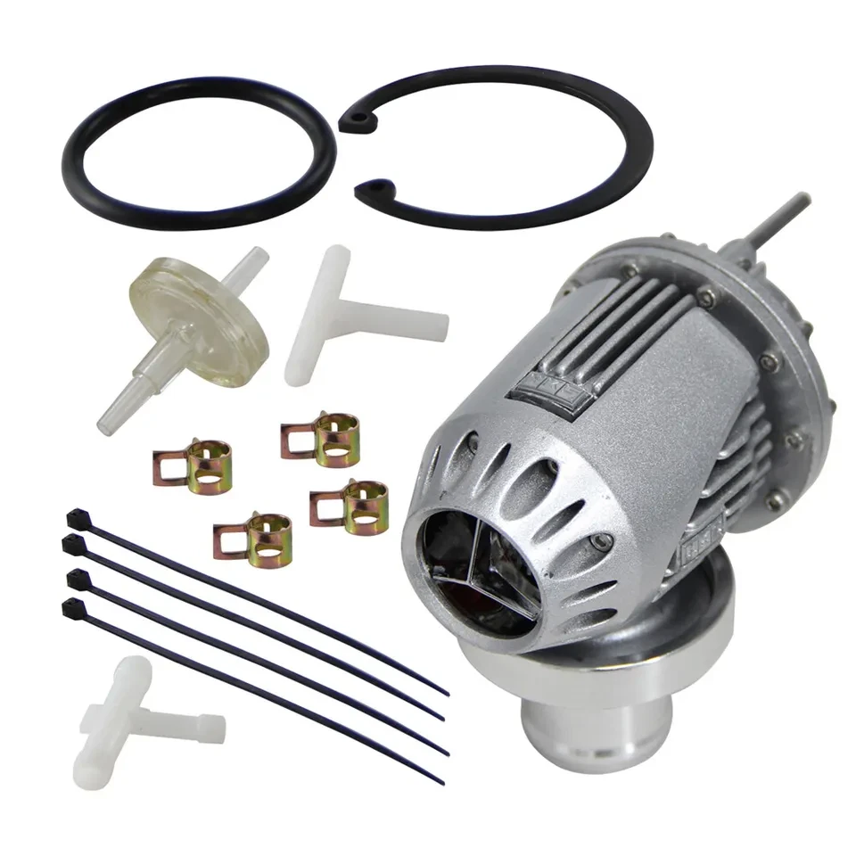 Kit de flange adaptador prata universal SQV SSQV turbo válvula de sopro Bov IV 4+ 2,5" - Imagem 4 de 4