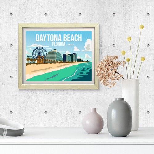 Designs ByLITA Daytona Beach Florida, Wanddruck Kunst | Mehrere Rahmenoptionen - Bild 4 von 31