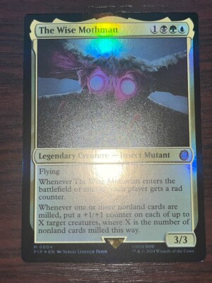 1x FOIL THE WISE MOTHMAN - Doctor Who - MTG - Magic the Gathering