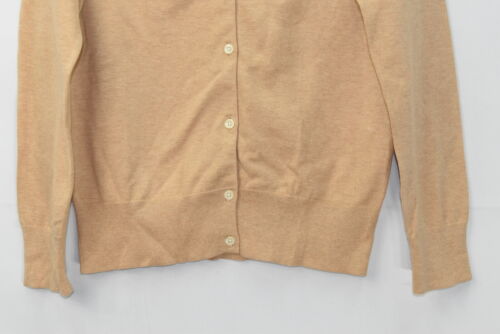 Cárdigan Lands End Talla S Botones Cuello Redondo Suéter, Marrón - Imagen 3 de 7