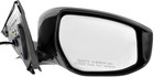 Fits 16-23 Nissan Maxima S Power Door Mirror Textured Black Without Heat-Signa R