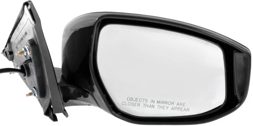 Fits 16-23 Nissan Maxima S Power Door Mirror Textured Black Without Heat-Signa R
