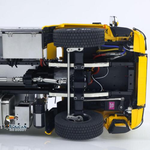 2Speed 6x6 Metal Chassis 1/14 RC Hydraulic Dump Truck 3348 Differential Axle - Picture 16 of 16