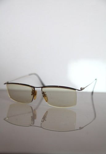 Vintage FLAIR Eyewear, Multi-color Half Rimless Frame Made in Germany - Picture 3 of 5