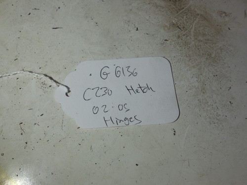 Trunk Lid Hatch Hinges COUPE 2002-2005 Mercedes Benz W203 C230 C320 - Picture 3 of 4