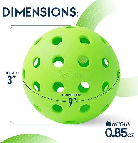 Pickleball Ball Professional Set USAPA 40 Holes Approved for Outdoor Courts NEW - Picture 3 of 7