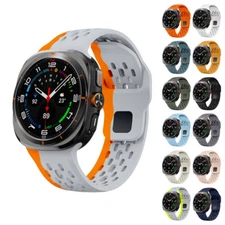 Soft Silicone Loop Bracelet Sport Band Strap For Samsung Galaxy Watch Ultra 47mm