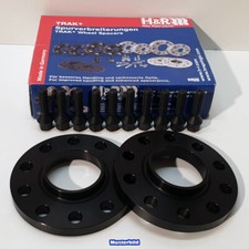 H&R Spurverbreiterung DR schwarz für BMW Z4 Z89, ZR E89 24=2x12mm mit Bolzen,ABE
