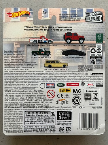 2020 Hot Wheels Premium Boulevard 47 LAND ROVER DEFENDER 90 Real Riders - Picture 3 of 4