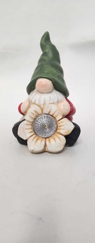 Solar Powered LED Garden Gnome Statue Decorative Outdoor Accent in 3 Colors - Picture 22 of 39