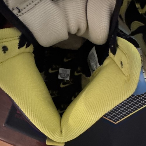 Nike Dunk 1985 High Yellow Acid Wash size 10.5 brand new with extra laces - Picture 17 of 22
