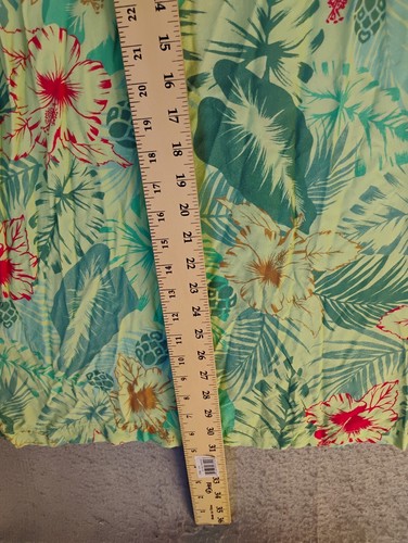 Camisa Kenny Flowers Para Hombre 3XL Verde Floral Edición Limitada Manga Corta Abotonada - Imagen 9 de 10