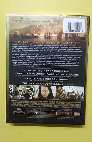 John Adams The Complete HBO 7 Part Miniseries DVD Set BRAND NEW & SEALED - Picture 2 of 8