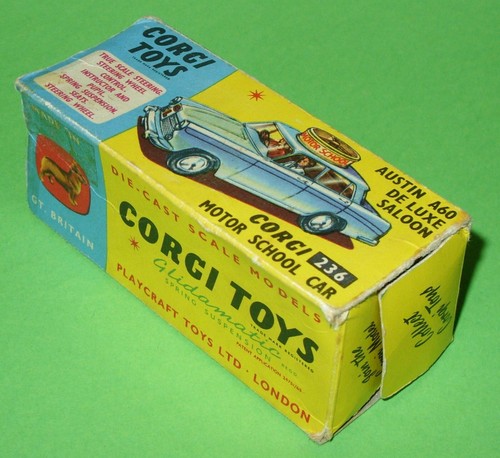 Corgi / 236 Austin A60 Cambridge Driving School Car / Boxed - Picture 10 of 12