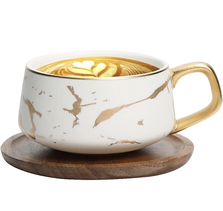 Tazas de té de madera