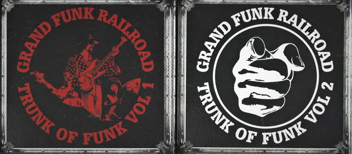 GRAND FUNK RAILROAD TRUNK OF FUNK Vol. 1 + Vol. 2 (free gift) READ ABOUT IT GRAND FUNK RAILROAD TRUNK OF FUNK Vol. 1 + Vol. 2 (free gift) READ ABOUT IT