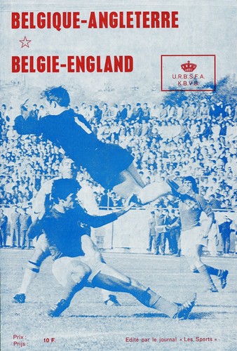 BELGIUM v England (Friendly in Brussels) 1970