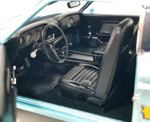 Ford Mustang GT Race Car1 18Hot Rod12Custom24Dragster1967Carousel BLU1969 - Picture 5 of 13